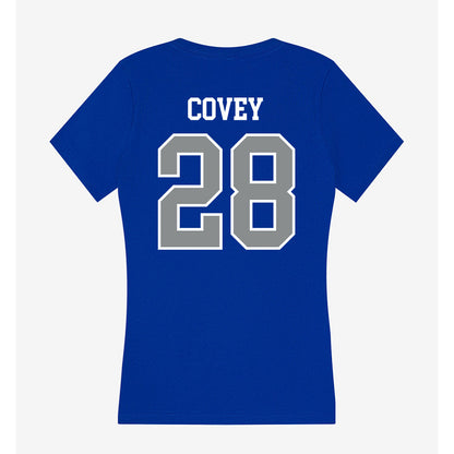 Memphis - NCAA Football : Manny Covey - Women's V-Neck T-Shirt-1