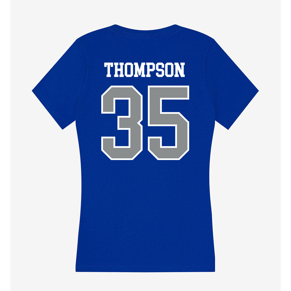 Memphis - NCAA Football : DeAngelo Thompson - Women's V-Neck T-Shirt-1