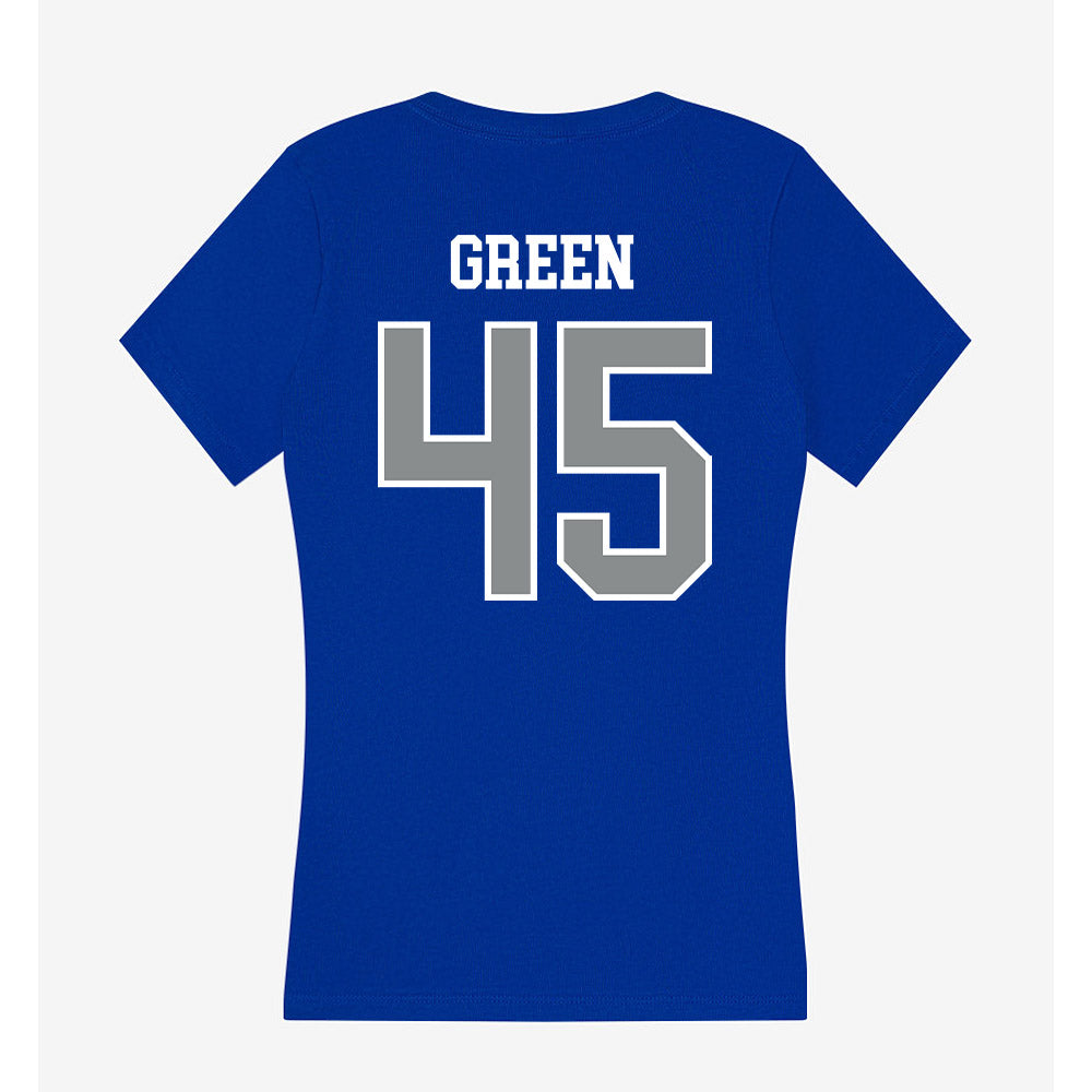 Memphis - NCAA Football : Gary Green - Women's V-Neck T-Shirt-1
