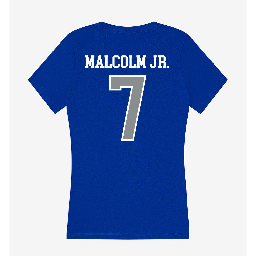 Memphis - NCAA Football : Darius Malcolm Jr. - Women's V-Neck T-Shirt-1