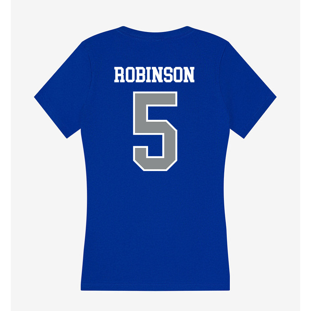 Memphis - NCAA Baseball : Caden Robinson - Women's V-Neck T-Shirt-1