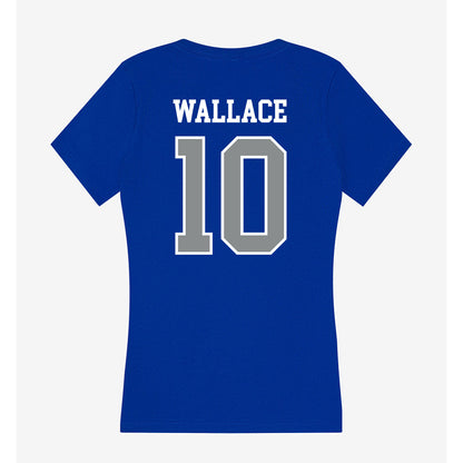 Memphis - NCAA Football : Justin Wallace - Women's V-Neck T-Shirt-1
