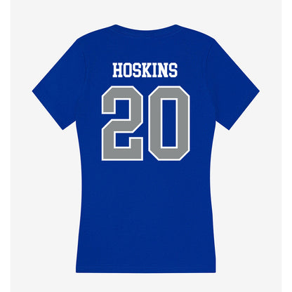 Memphis - NCAA Women's Volleyball : Zaniah Hoskins - Women's V-Neck T-Shirt-1