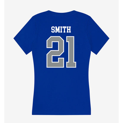 Memphis - NCAA Baseball : Charlie Smith - Women's V-Neck T-Shirt-1