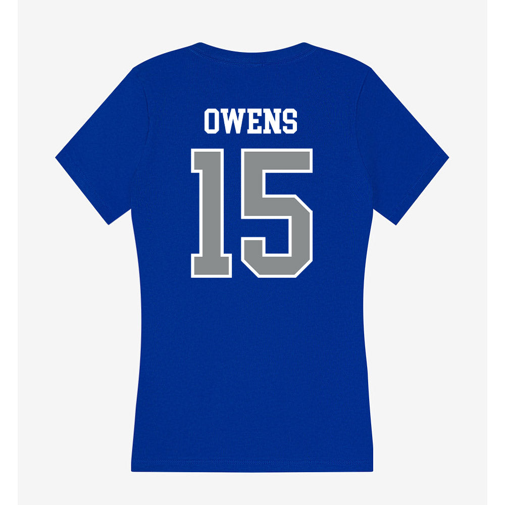 Memphis - NCAA Football : Gavin Owens - Women's V-Neck T-Shirt-1