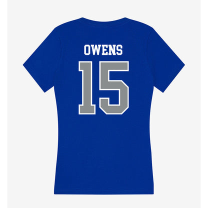Memphis - NCAA Football : Gavin Owens - Women's V-Neck T-Shirt-1