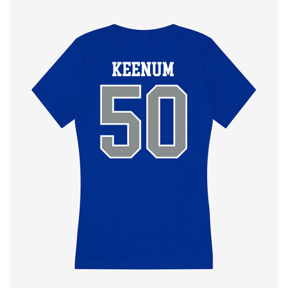 Memphis - NCAA Football : Koby Keenum - Women's V-Neck T-Shirt-1