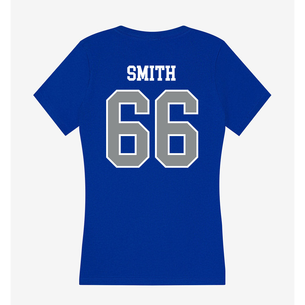 Memphis - NCAA Football : Carde Smith - Women's V-Neck T-Shirt-1