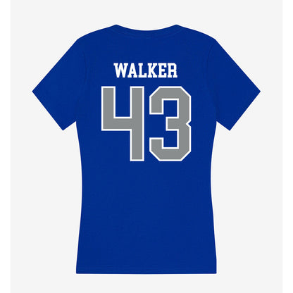 Memphis - NCAA Football : Wolf Walker - Women's V-Neck T-Shirt-1