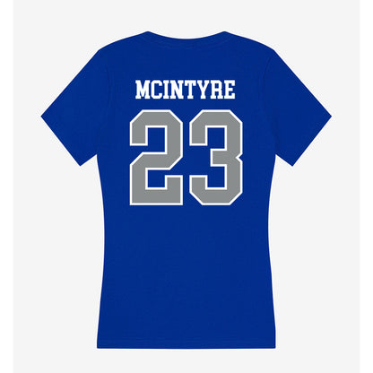 Memphis - NCAA Men's Soccer : Arlo Mcintyre - Women's V-Neck T-Shirt-1