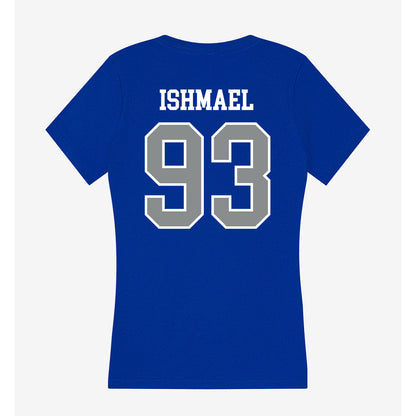 Memphis - NCAA Football : Jabari Ishmael - Women's V-Neck T-Shirt-1