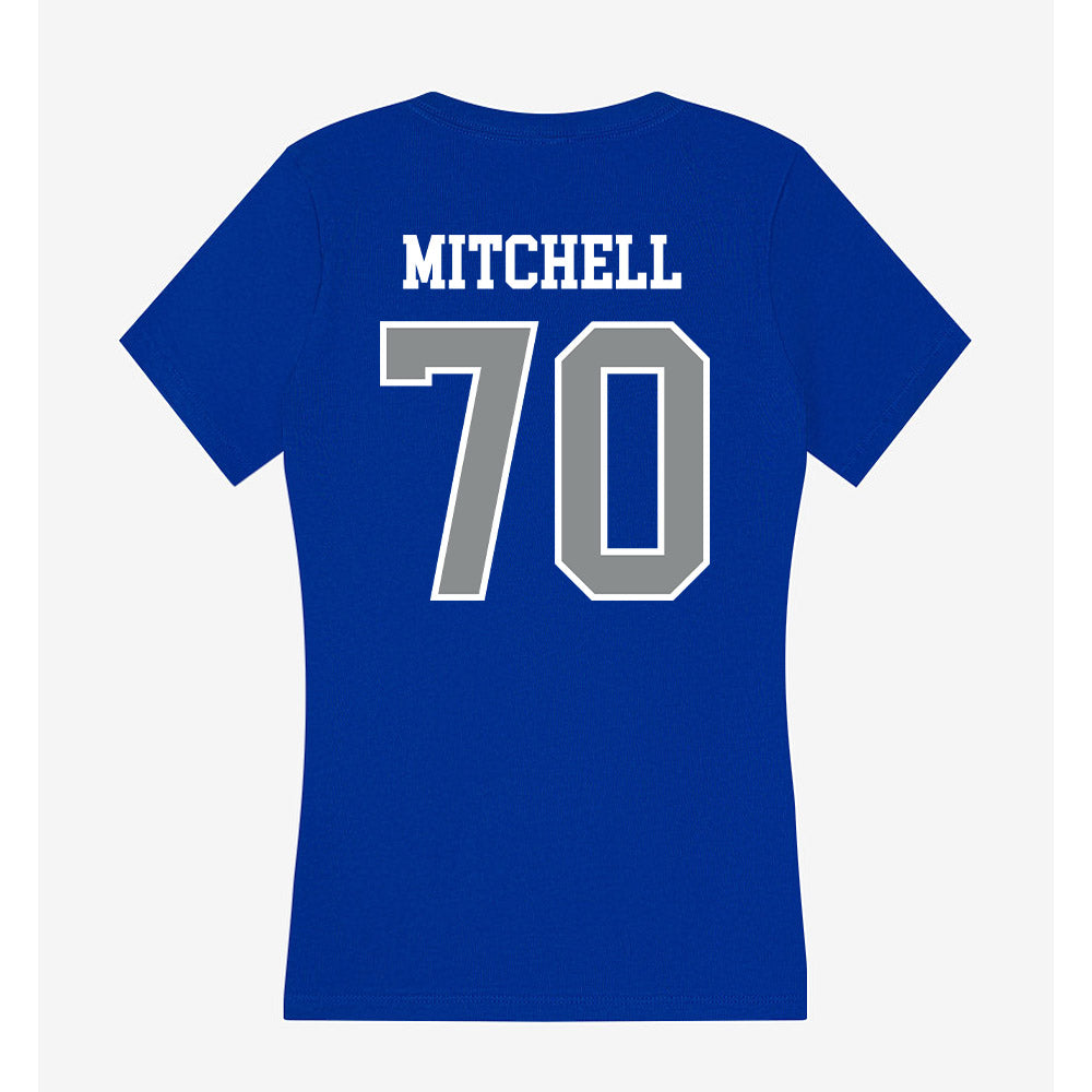 Memphis - NCAA Football : Parker Mitchell - Women's V-Neck T-Shirt-1