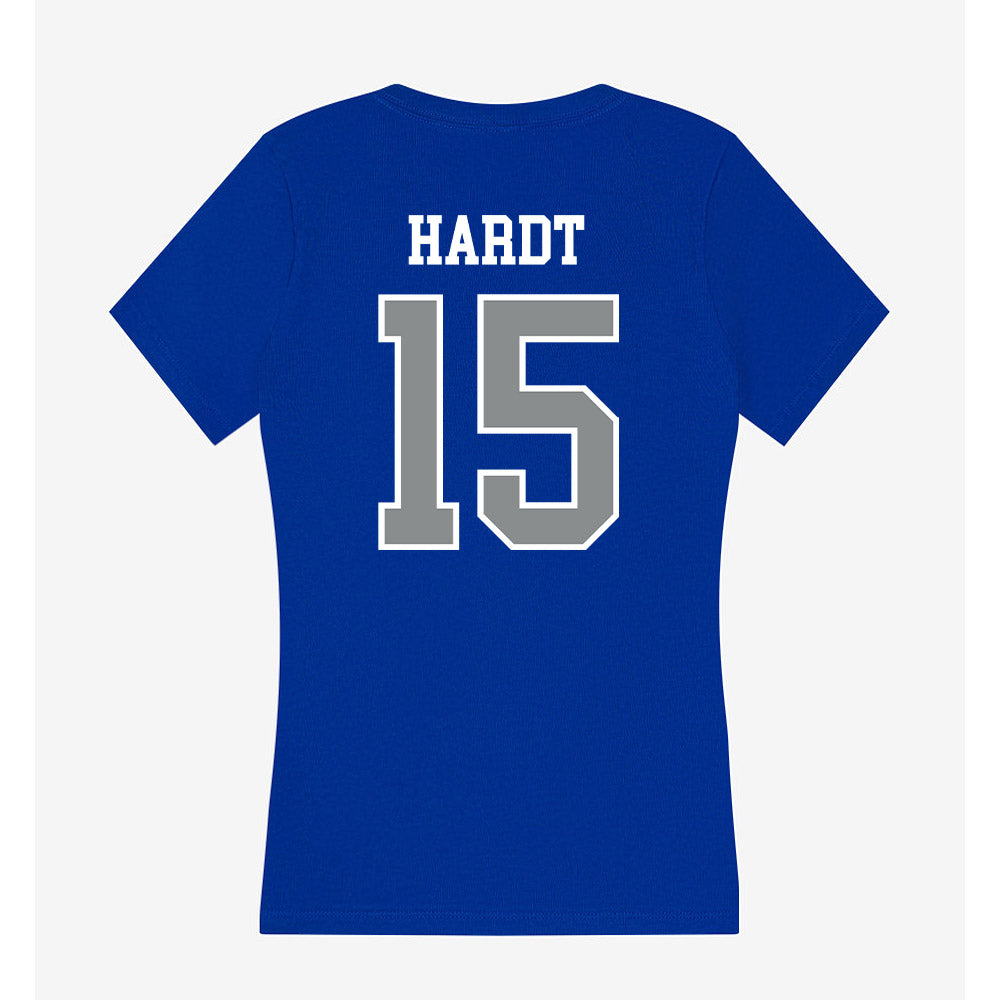 Memphis - NCAA Women's Volleyball : Amanda Hardt - Women's V-Neck T-Shirt-1