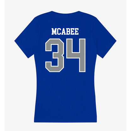 Memphis - NCAA Baseball : Brady McAbee - Women's V-Neck T-Shirt-1