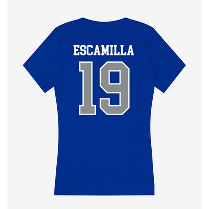 Memphis - NCAA Men's Soccer : Iggie Escamilla - Women's V-Neck T-Shirt-1