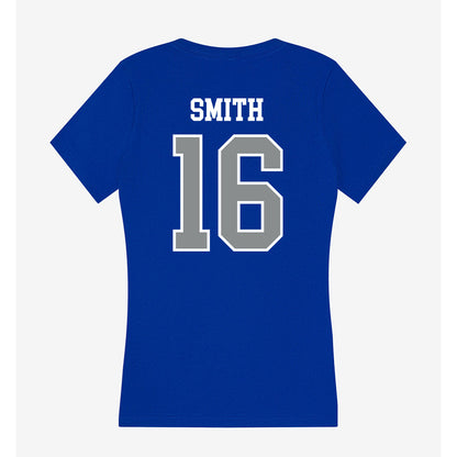 Memphis - NCAA Baseball : Marcus Smith - Women's V-Neck T-Shirt-1