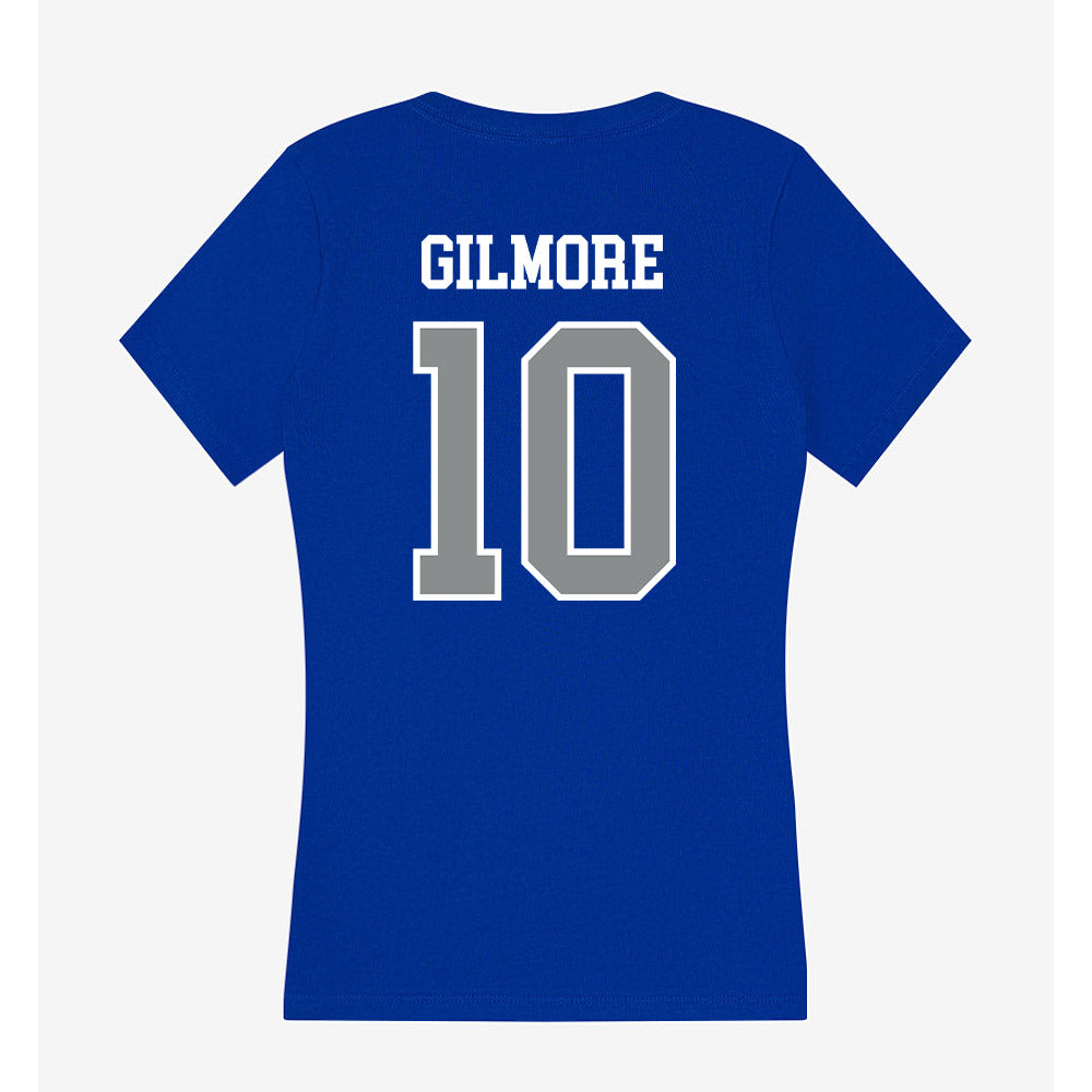 Memphis - NCAA Women's Basketball : Bailey Gilmore - Women's V-Neck T-Shirt-1