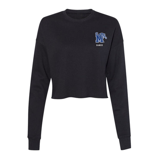 Memphis - NCAA Dance Team : Tamia Newsom - Women's Cropped Crew Fleece-0