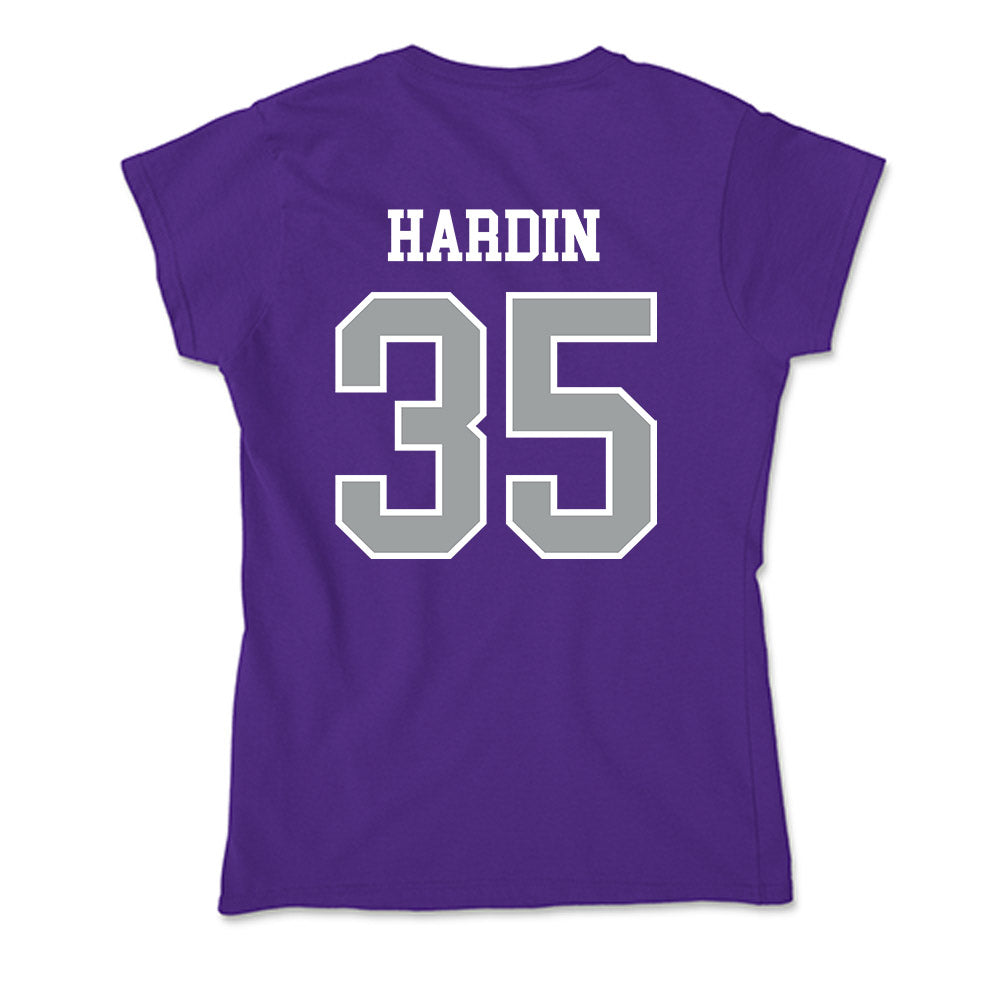 Tarleton State - NCAA Baseball : Andrew Hardin - Soft Style Women’s T-Shirt-1