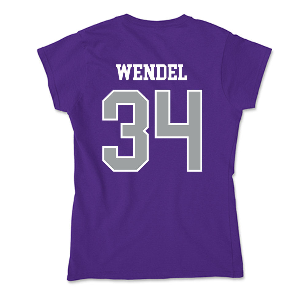 Tarleton State - NCAA Baseball : Ethan Wendel - Soft Style Women’s T-Shirt-1