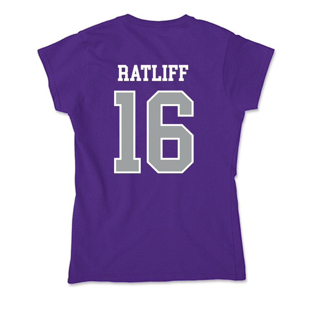 Tarleton State - NCAA Beach Volleyball : Ryder Ratliff - Soft Style Women’s T-Shirt-1