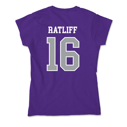 Tarleton State - NCAA Beach Volleyball : Ryder Ratliff - Soft Style Women’s T-Shirt-1
