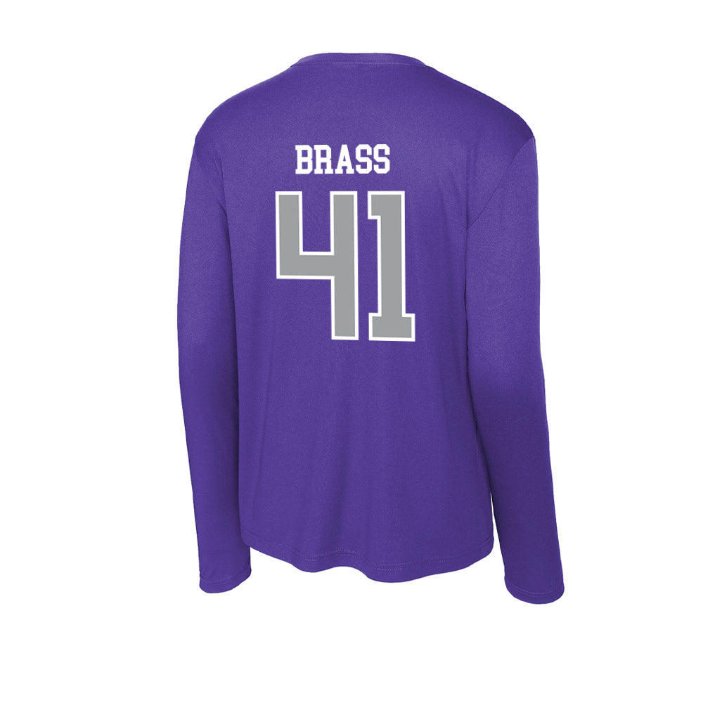 Tarleton State - NCAA Football : Reid Brass - Activewear Long Sleeve T-Shirt-1