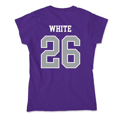 Tarleton State - NCAA Women's Soccer : Sydney White - Soft Style Women’s T-Shirt-1