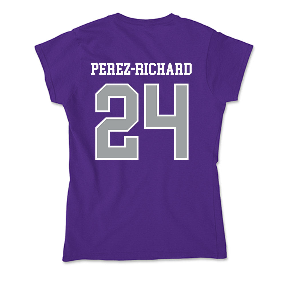 Tarleton State - NCAA Women's Basketball : Jaylynn Perez-Richard - Soft Style Women’s T-Shirt-1