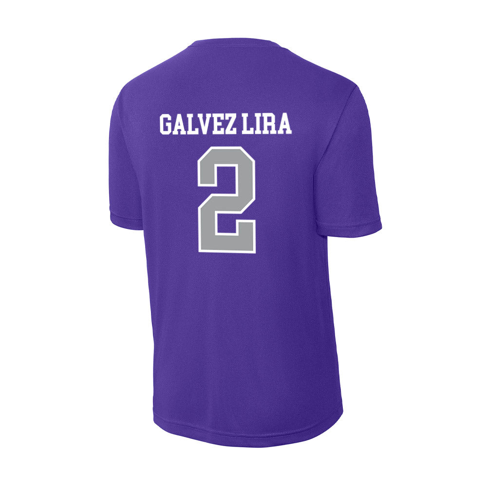 Tarleton State - NCAA Beach Volleyball : Salome Galvez Lira - Activewear T-Shirt-1