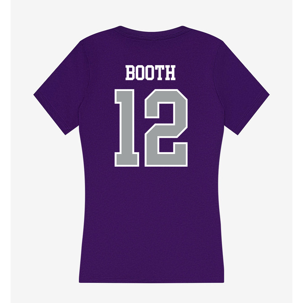 Tarleton State - NCAA Women's Basketball : Grace Booth - Women's V-Neck T-Shirt-1