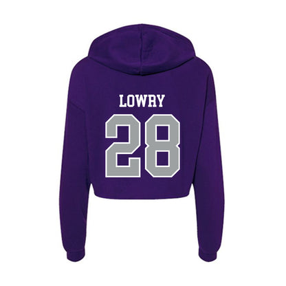Tarleton State - NCAA Baseball : Cort Lowry - Women's Crop Fleece Hoodie-1