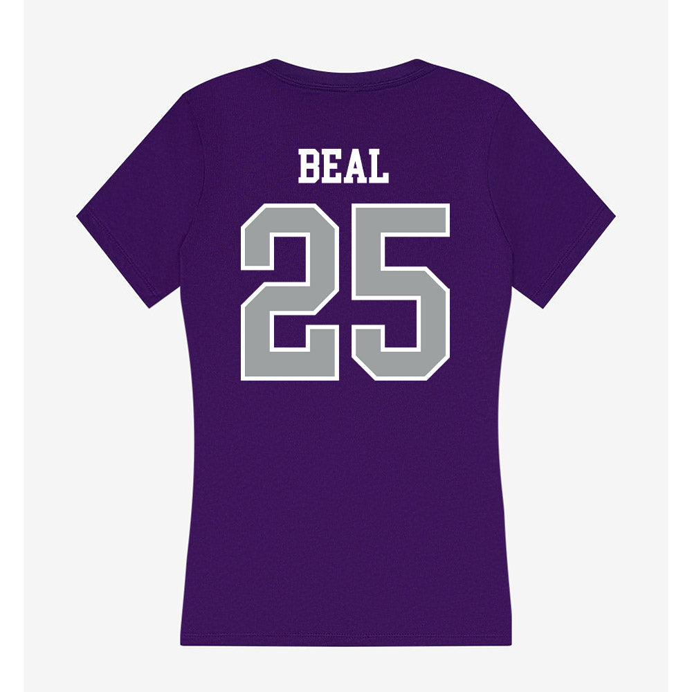 Tarleton State - NCAA Women's Soccer : DawnJay Beal - Women's V-Neck T-Shirt-1