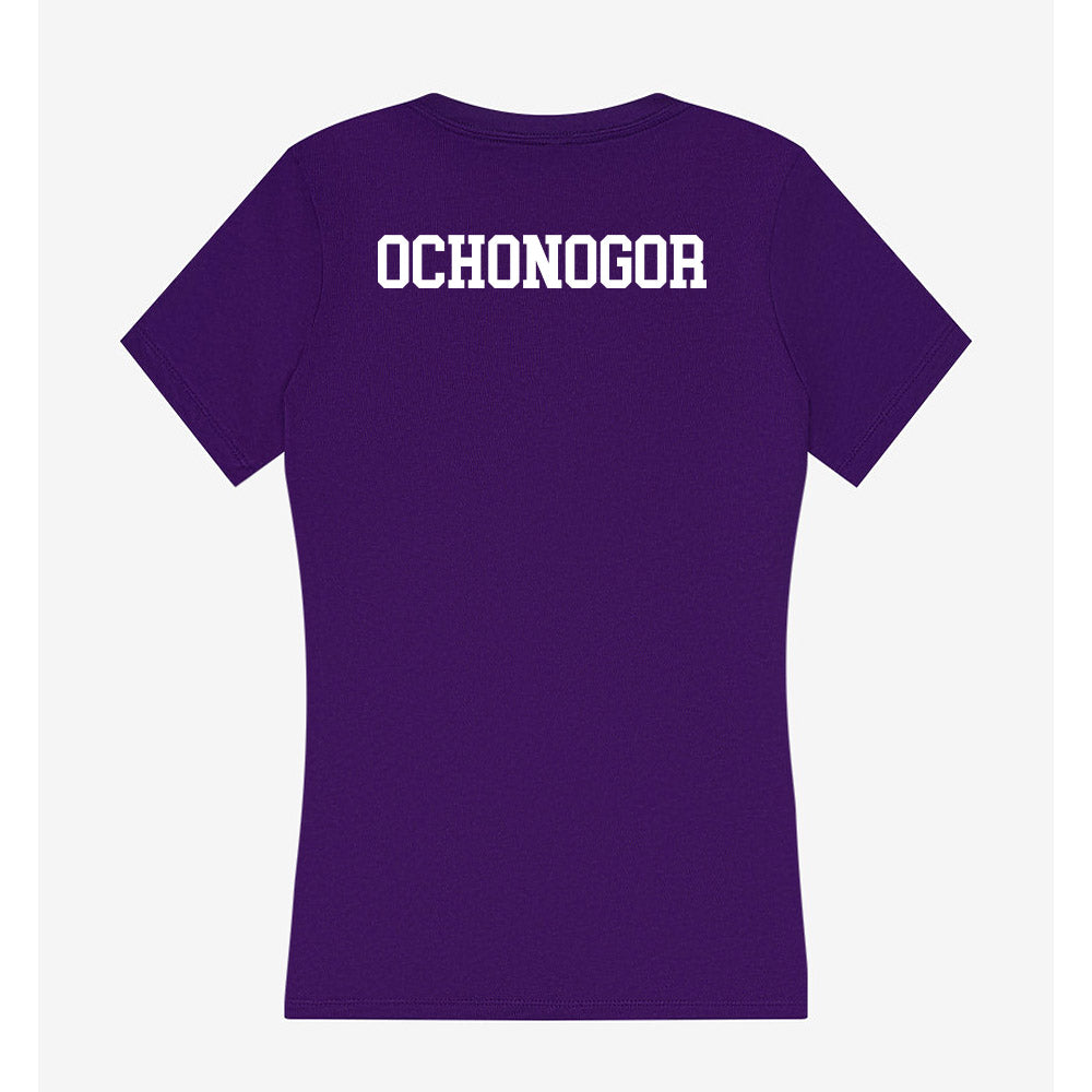 Tarleton State - NCAA Women's Track & Field : Bella Ochonogor - Women's V-Neck T-Shirt-1