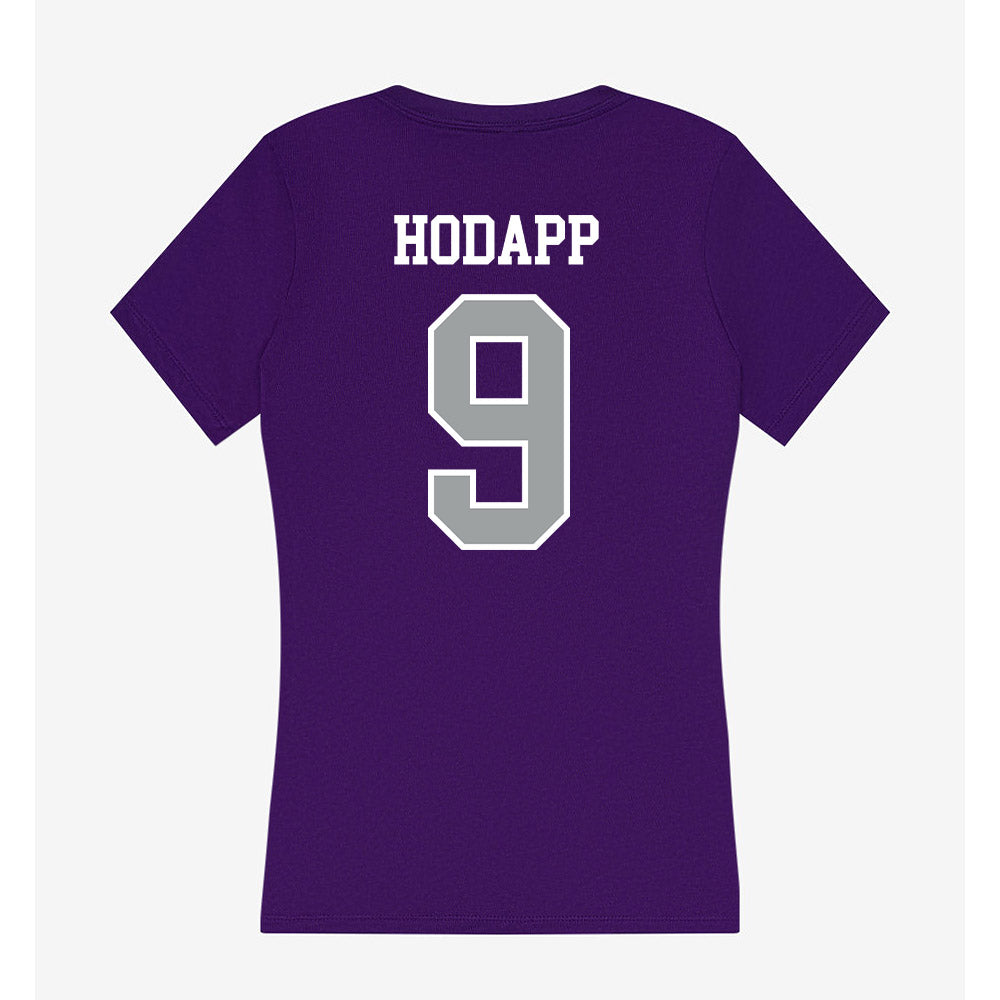 Tarleton State - NCAA Beach Volleyball : Lexie Hodapp - Women's V-Neck T-Shirt-1