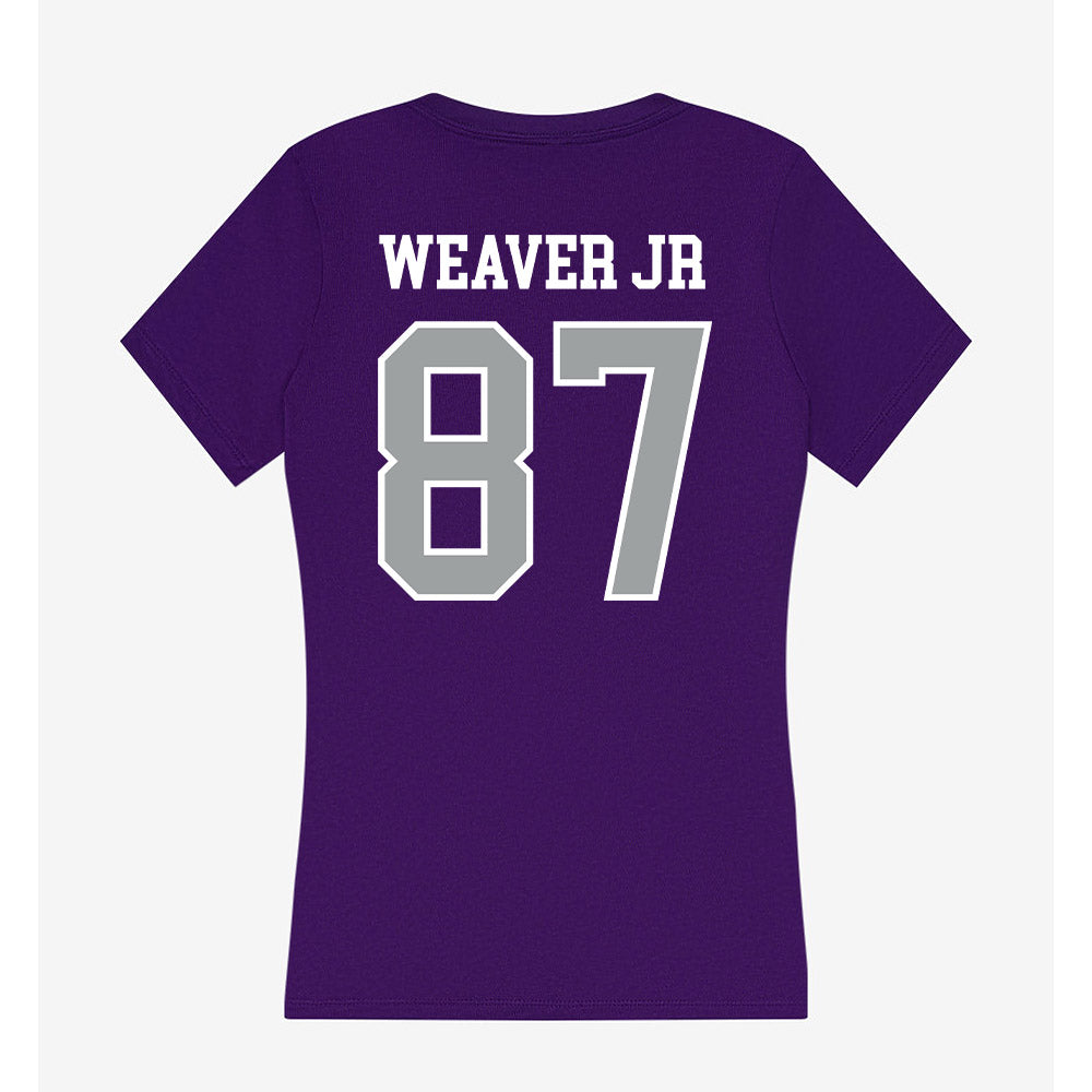 Tarleton State - NCAA Football : Rodrick Weaver Jr - Women's V-Neck T-Shirt-1