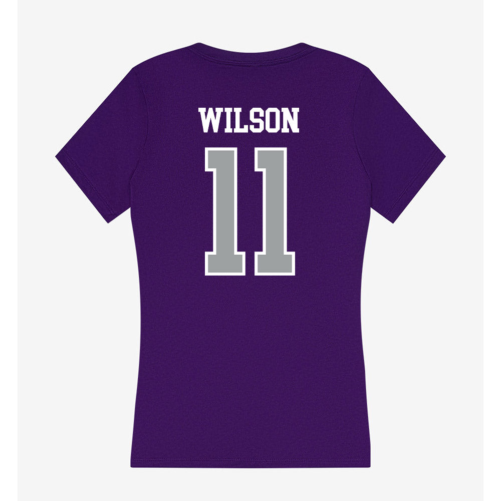 Tarleton State - NCAA Softball : Mikayla Wilson - Women's V-Neck T-Shirt-1