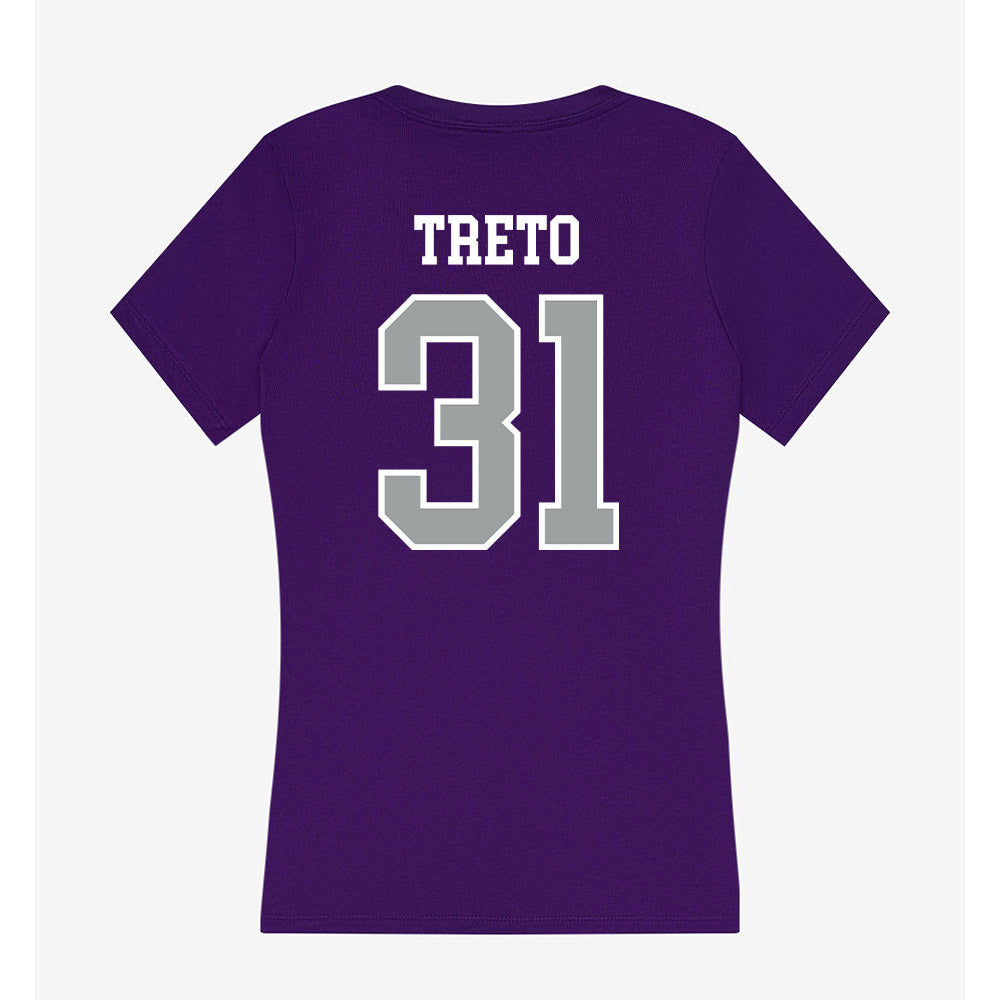 Tarleton State - NCAA Baseball : Anthony Treto - Women's V-Neck T-Shirt-1