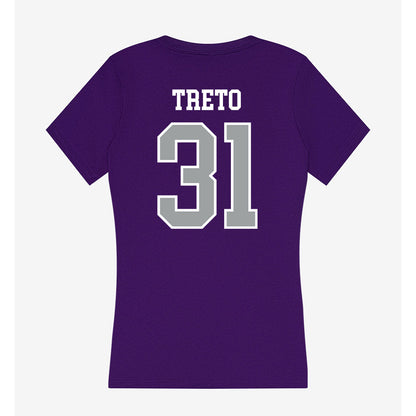 Tarleton State - NCAA Baseball : Anthony Treto - Women's V-Neck T-Shirt-1