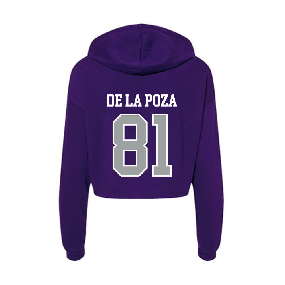 Tarleton State - NCAA Football : Alejandro De La Poza - Women's Crop Fleece Hoodie-1
