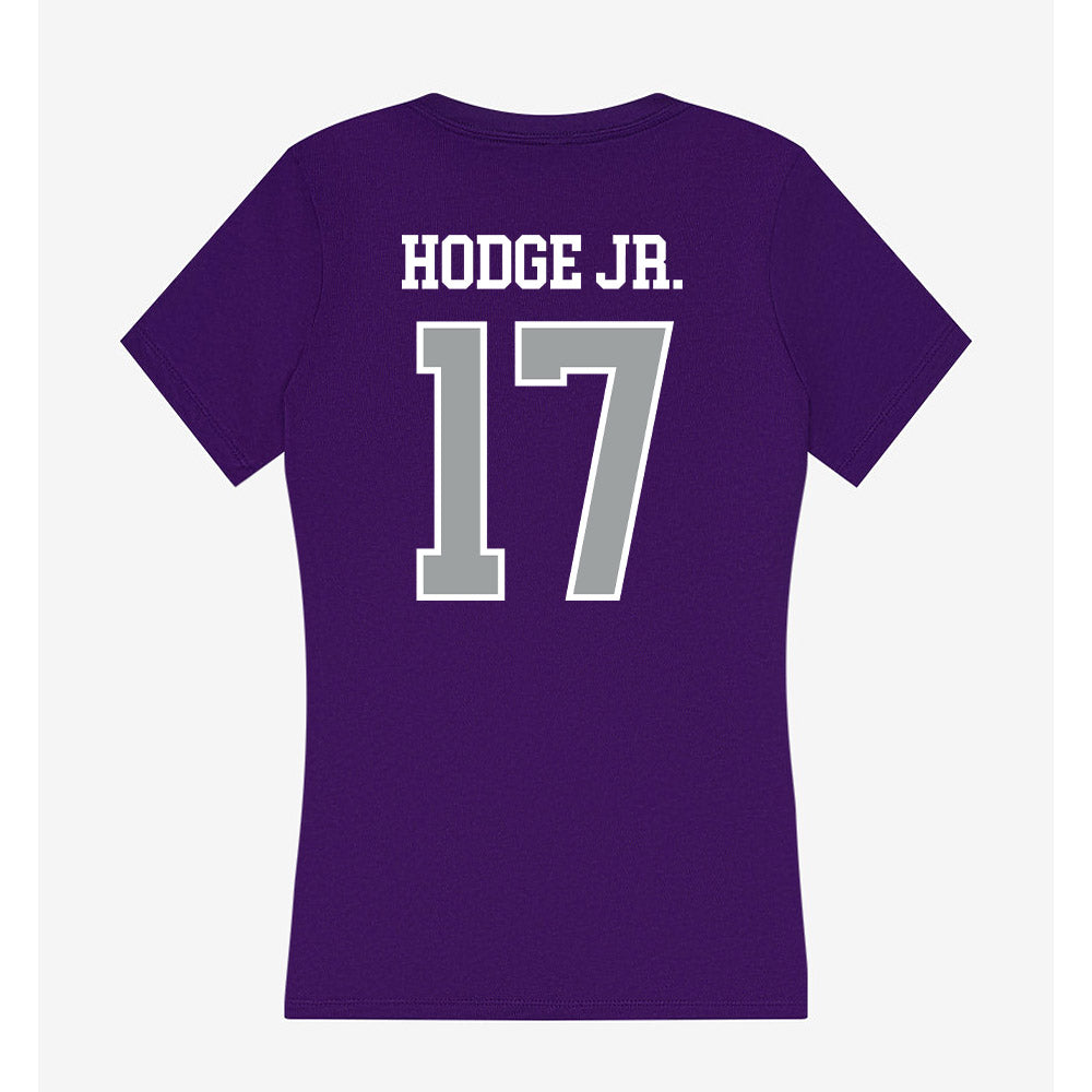 Tarleton State - NCAA Football : Michael Hodge Jr. - Women's V-Neck T-Shirt-1