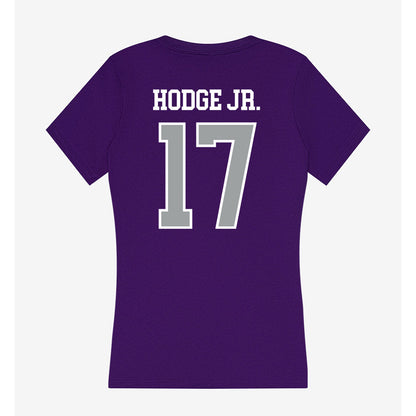 Tarleton State - NCAA Football : Michael Hodge Jr. - Women's V-Neck T-Shirt-1