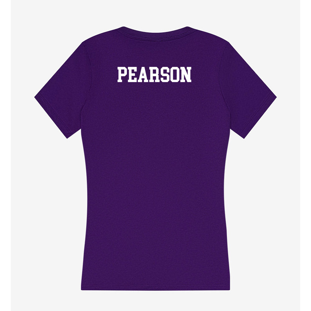 Tarleton State - NCAA Women's Track & Field : Kaylah Pearson - Women's V-Neck T-Shirt-1