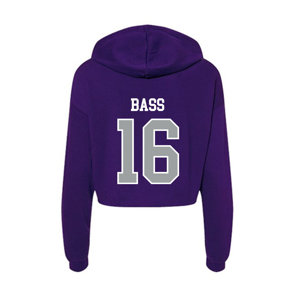 Tarleton State - NCAA Women's Soccer : Jaycie Bass - Women's Crop Fleece Hoodie-1