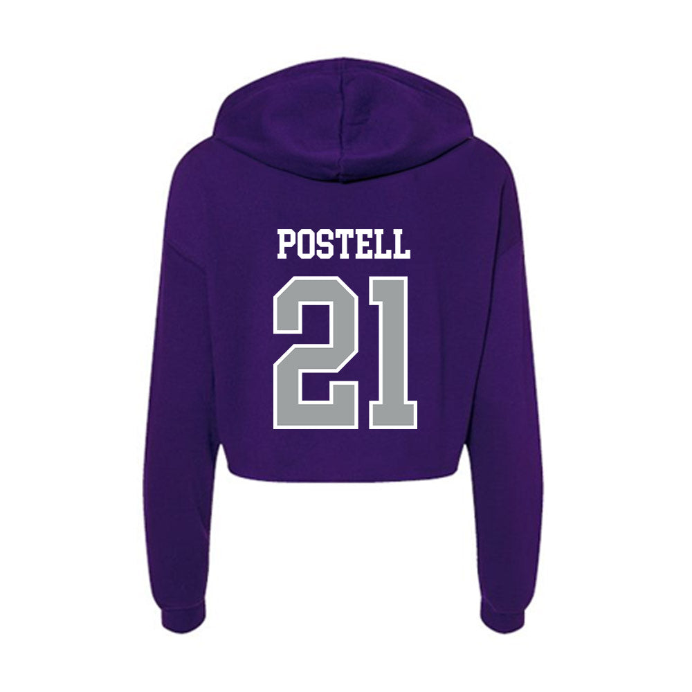 Tarleton State - NCAA Football : Jeremiah Postell - Women's Crop Fleece Hoodie-1