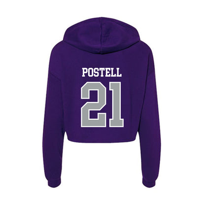 Tarleton State - NCAA Football : Jeremiah Postell - Women's Crop Fleece Hoodie-1