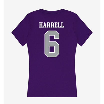 Tarleton State - NCAA Football : Ajai Harrell - Women's V-Neck T-Shirt-1