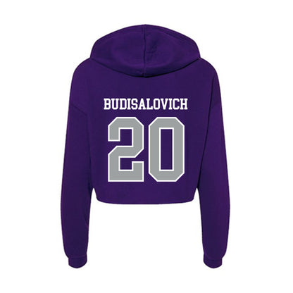 Tarleton State - NCAA Softball : Alyssa Budisalovich - Women's Crop Fleece Hoodie-1