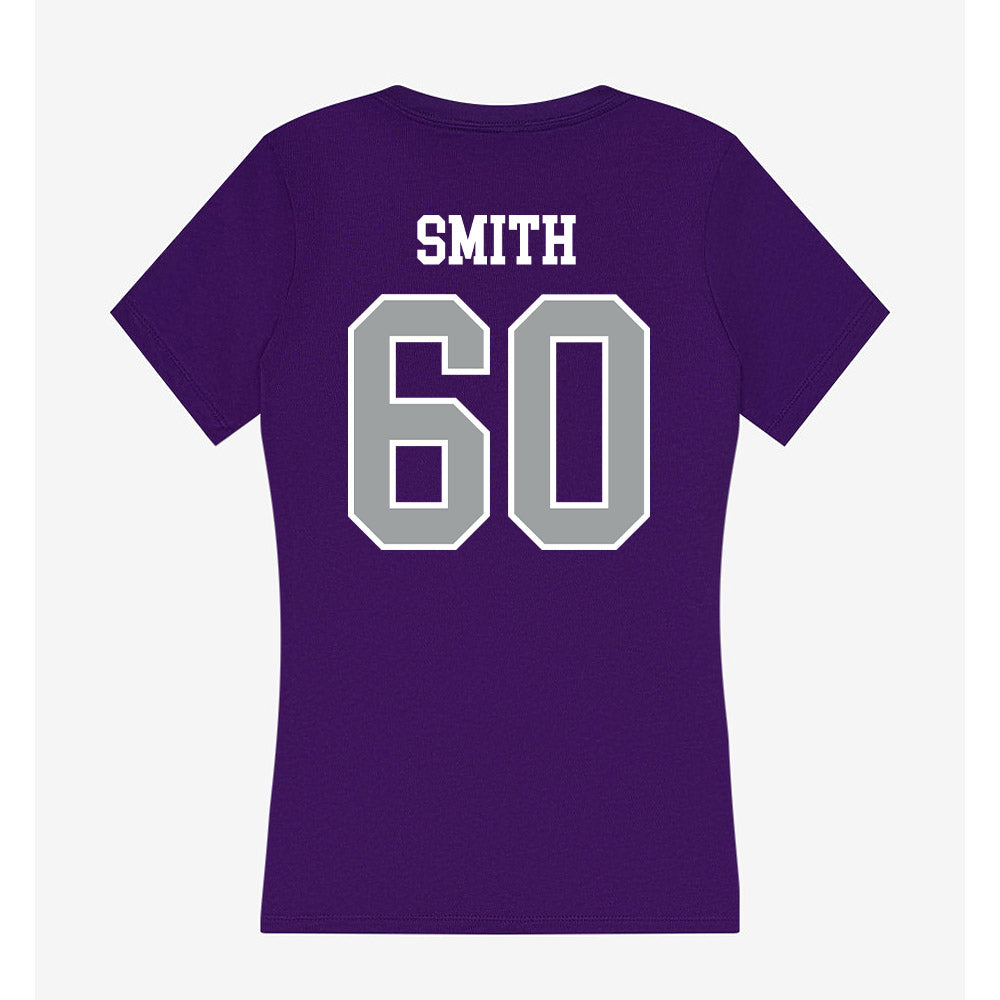 Tarleton State - NCAA Football : Hunter Smith - Women's V-Neck T-Shirt-1