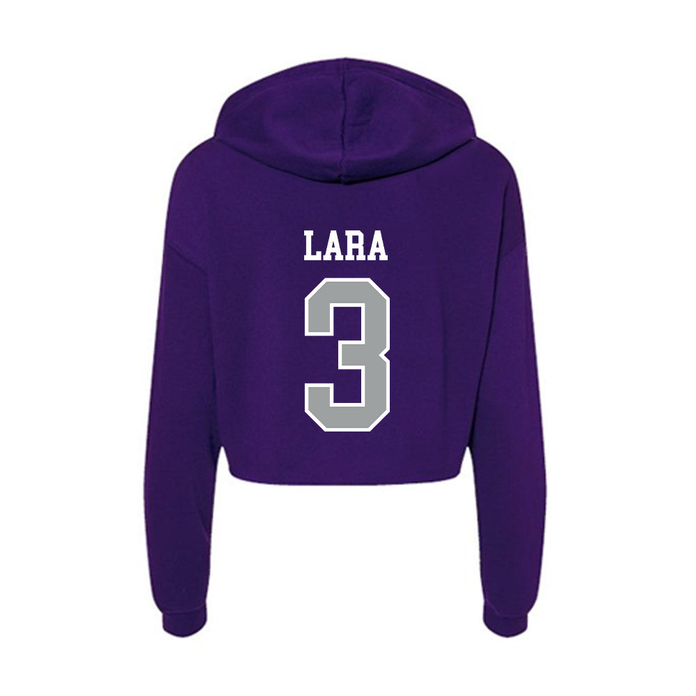 Tarleton State - NCAA Women's Volleyball : LaNeah Lara - Women's Crop Fleece Hoodie-1